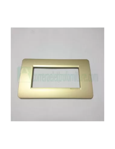 Placa Bticino matix 4 plazas // módulos oro am4804gl placas matix